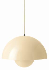Függőlámpa &Tradition, Flowerpot VP2, dimmable, Bézs, Nappali, Alumínium, Dizájn