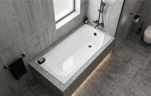 Erga Pureline-O, kád 1400x700x400 mm lábak nélkül, fényes fehér, ERG-V07-PURELINE-O-140x070-WH