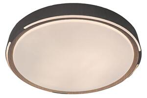 V-TAC 60W designer dóm LED lámpa, állítható színhőmérséklet, sötét fa hatású, 486x67mm - SKU 24205