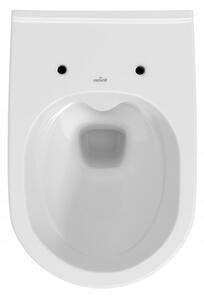 Cersanit City CleanOn, akasztós tál + antibakteriális WC-ülőke hőre keményedő, fehér, K701-143