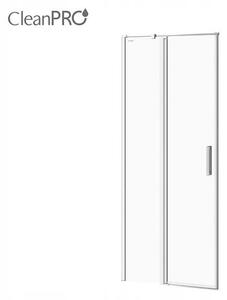 Cersanit Moduo - Niche ajtó / Zuhanyajtó, bal, 90x195cm, króm profil-átlátszó üveg, S162-005