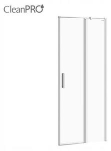 Cersanit Moduo - Niche ajtó / Zuhanyajtó, jobb, 80x195cm, króm profil-átlátszó üveg, S162-004