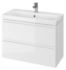 Cersanit Moduo, falra szerelhető mosdószekrény 80cm, fehér fényes, S929-002