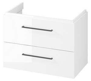 Cersanit Larga, falra szerelhető mosdószekrény 80cm, fehér fényes, S932-073