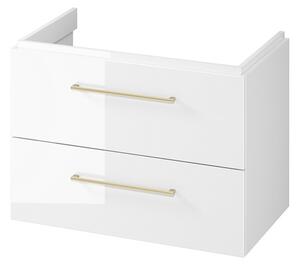 Cersanit Larga, falra szerelhető mosdószekrény 80cm, fehér fényes, S932-073