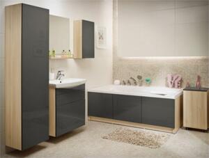Cersanit Smart, akril kád bal 170x80cm + lábak, fehér, S301-117