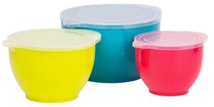 Salátás tál MagicHome, 1,20/2,00/3,40 l, 3 db-ból álló készlet