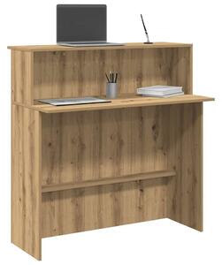 VidaXL recepciós pult kézműves tölgy 100x50x103,5 cm szerelt fa