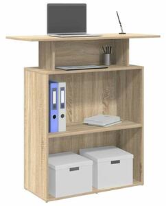 VidaXL recepciós pult sonoma tölgy 100x40x104 cm szerelt fa