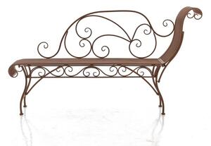 Karma kerti fém pad antik barna 78x156x46 cm 11177432