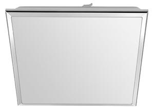 Sapho Sapho, EZÜST LED mennyezeti lámpa 28x28cm, 10W, 230V, 3000K/4000K/6500K, IP44, króm, AU478