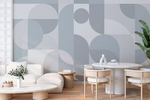Fotótapéta Szürke és fehér geometriai minta, Modern fotótapéta, Népszerű fotótapéta, w03058v3 - Tapeko.hu