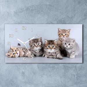 Vízszintes üvegóra Öt macskák