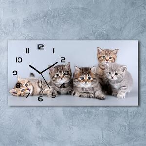 Vízszintes üvegóra Öt macskák