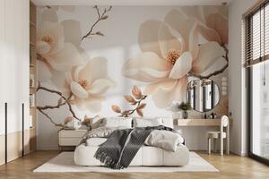 Fotótapéta Elegáns virágok kecses ágakon, Virágos fotótapéta, Népszerű fotótapéta, w08755 - Tapeko.hu