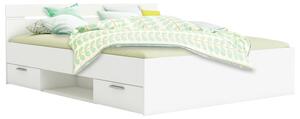 Multifunkcionális ágy 160x200 MICHIGAN gyöngyház fehér