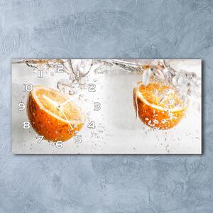 Üvegóra vízszintesen Narancs víz alatt