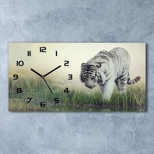 Vízszintes üvegóra Fehér tigris
