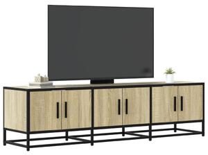 VidaXL sonoma tölgy színű szerelt fa és fém TV-szekrény 150x35x41 cm