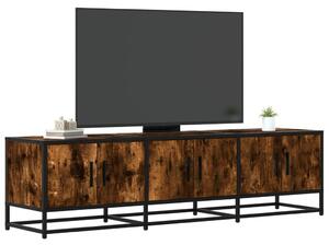 VidaXL füstös tölgy színű szerelt fa és fém TV-szekrény 150x35x41 cm