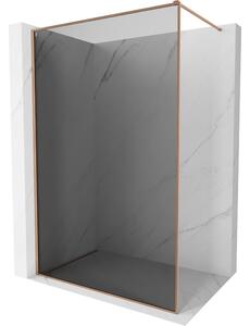 Mexen, Mexen Kioto-XF zuhanyfal kerettel 50 x 202 cm, grafit 10 mm, szálcsiszolt réz - 800-050-104-65-40-X