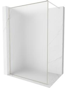Mexen, Mexen Kioto-XF zuhanyfal kerettel 50 x 202 cm, matt 10 mm, matt nikkel - 800-050-104-97-30-X