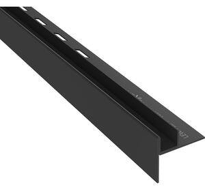 Mexen Line-B üvegcsík 120 cm bal oldali, matt fekete, 187004120L