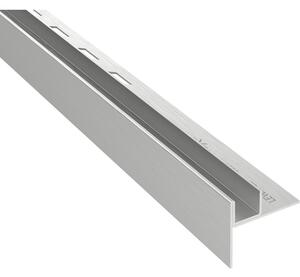 Mexen Line-B üvegcsík 120 cm bal oldali, szálcsiszolt acél, 181004120L