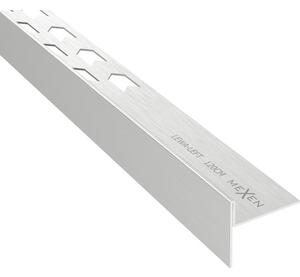Mexen Line-B, zuhanyrúd 120 cm, bal oldali, szálcsiszolt acél, 181001120L