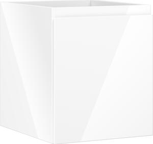 Mexen Orio, fürdőszobaszekrény 40 cm, 1 fiók, fényes fehér, 91A10-04047-1-BF00