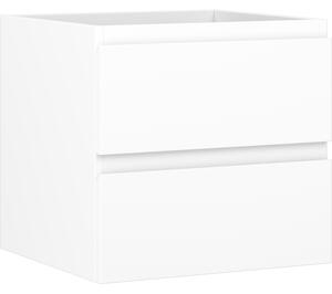 Mexen Orio, fürdőszobaszekrény 50 cm, 2 fiókkal, matt fehér, 91A10-05047-2-BFF01