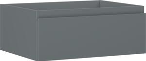 Mexen Orio, fürdőszobaszekrény 60 cm, 1 fiók, grafit matt, 91A10-06023-1-BF66