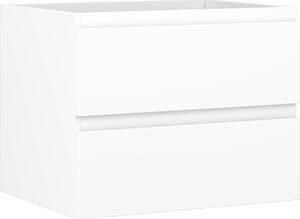Mexen Orio, fürdőszobaszekrény 60 cm, 2 fiókkal, matt fehér, 91A10-06047-2-BFF01