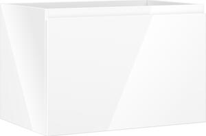 Mexen Orio, fürdőszobaszekrény 70 cm, 1 fiók, fényes fehér, 91A10-07047-1-BF00