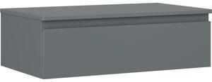Mexen Orio, fürdőszobaszekrény 80 cm-es felsőrésszel, 1 fiókkal, grafit matt, 91A10-08023-1-BFC66