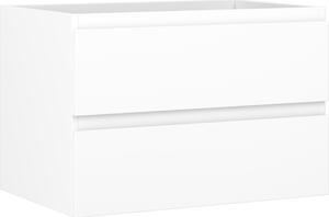 Mexen Orio, fürdőszobaszekrény 70 cm, 2 fiókkal, matt fehér, 91A10-07047-2-BFF01