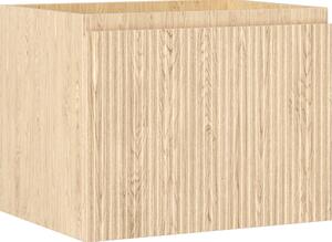Mexen Rivel, fürdőszobaszekrény 60 cm, 1 fiók, rovátkolt, tölgyfa, 91A20-06047-1-BF81