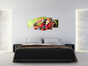 Kép - áfonya, eper, málna (150x70cm)