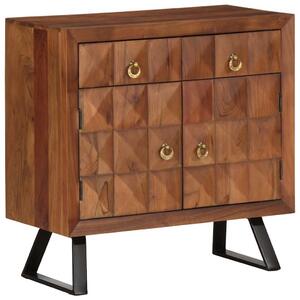 VidaXL fiókos szekrény mézbarna 70x35x70 cm tömörfa akácfa