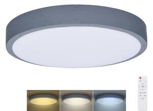 Solight Solight WO8002 - LED Dimmelhető lámpa GREY LED/60W/230V 3000-6500K átm. 49 cm + távirányító SL1525