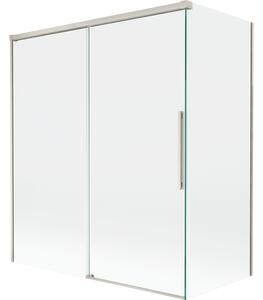 Mexen Rox, kétszárnyú tolóajtós kádparaván 140 + 70 x 150 cm, 8 mm-es átlátszó üveg, acélprofil, 8C9-140-070-97-00