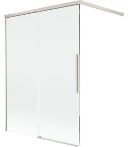 Mexen Rox, kétszárnyú tolóajtós kádparaván 120 x 150 cm, 8 mm-es átlátszó üveg, acélprofil, 8C9-120-003-97-00