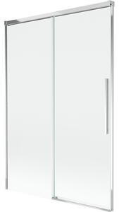 Mexen Rox, kétszárnyú tolóajtós kádparaván 120 x 150 cm, 8 mm-es átlátszó üveg, króm profil, 8C9-120-001-01-00