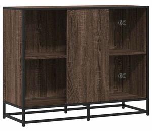 VidaXL barna tölgyszínű szerelt fa tálalószekrény 94x35x76 cm