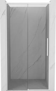 Mexen Rox, tolóajtó zuhanykabinhoz 105 cm, 8 mm-es átlátszó üveg, fehér profil, 8C2-105-000-20-00