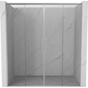Mexen Rox, tolóajtó zuhanykabinhoz 170 cm, 8 mm-es átlátszó üveg, acélprofil, 8C2-170-002-97-00