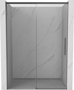 Mexen Rox, tolóajtó zuhanykabinhoz 140 cm, 8 mm-es átlátszó üveg, grafit profil, 8C2-140-000-95-00