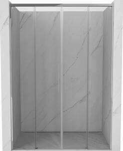 Mexen Rox, tolóajtó zuhanykabinhoz 140 cm, átlátszó üveg, króm profil, 8C2-140-002-01-00