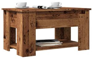 VidaXL antik fás szerelt fa dohányzóasztal 79 x 49 x 41 cm