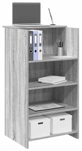 VidaXL recepciós pult szürke sonoma 55x50x103,5 cm szerelt fa